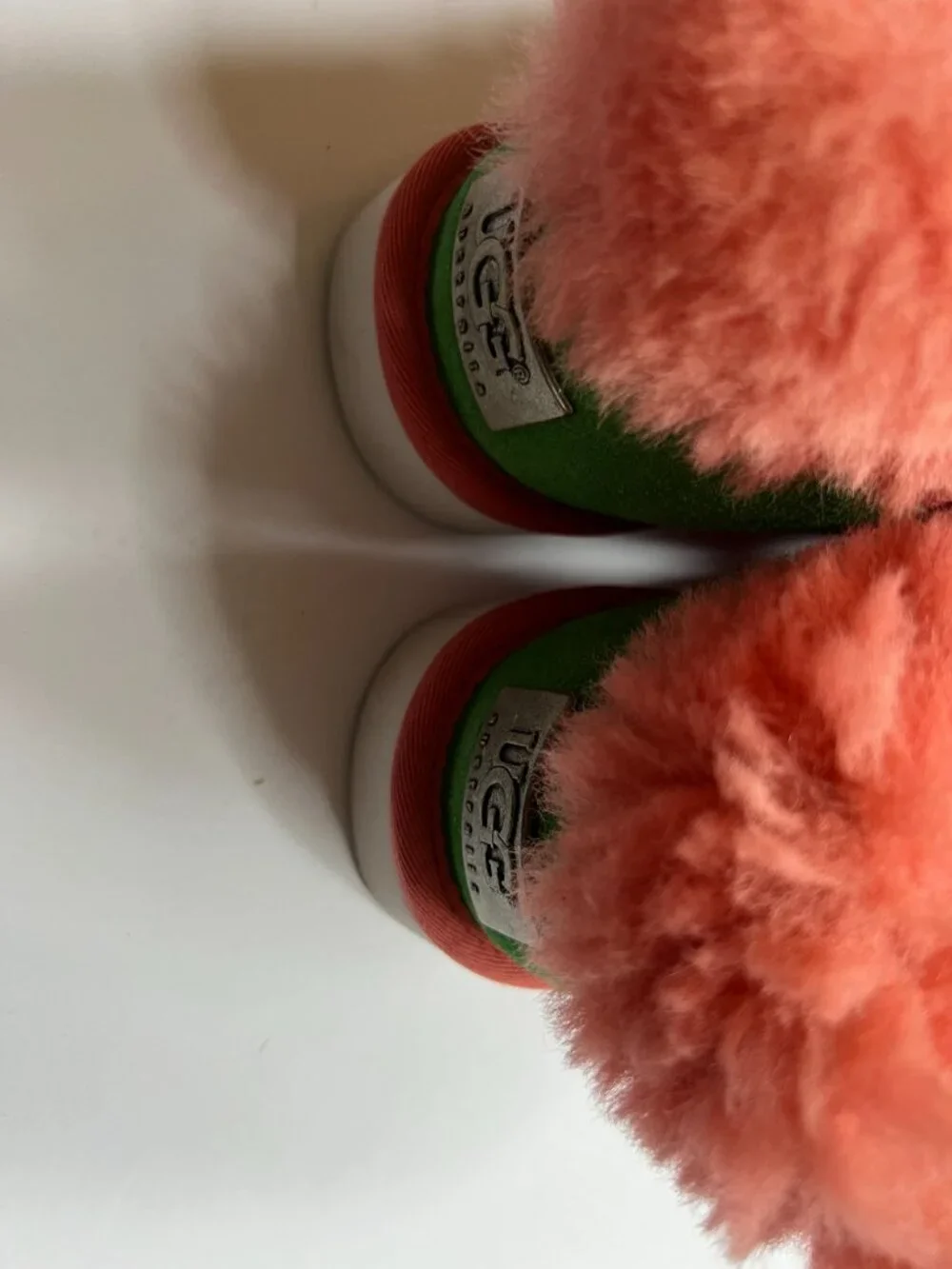 UGG Mini Bailey Boots (Pink and Green) W 8